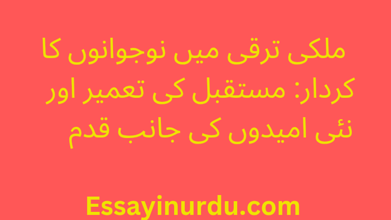   ملکی ترقی میں نوجوانوں کا کردار: مستقبل کی تعمیر اور نئی امیدوں کی جانب قدم   